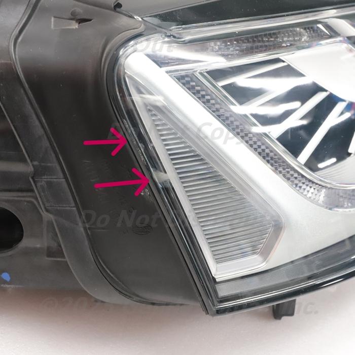 [A-47] S8 4H 後期 右ヘッドライト マトリックスLED 4H0941784A アウディ D4 A8 4HCTFF 中古の画像