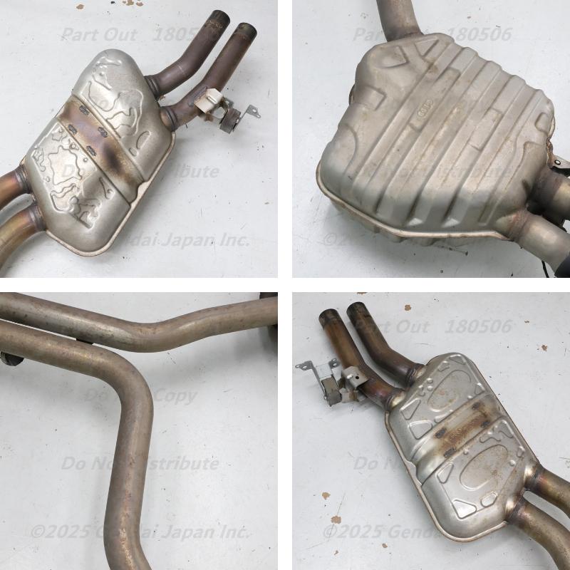 Audi（アウディ） [A-47] S8 4H 後期 リアマフラー D4 A8 4HCTFF 中古