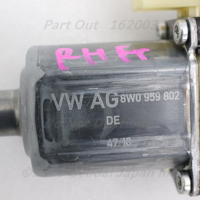 A-49] RS4 B9 8W 右フロントドア ウィンドウモーター 8W0959802 8WDECF