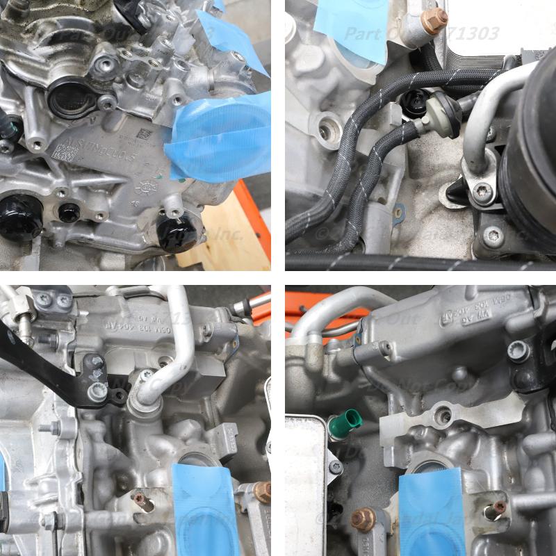 [A-49] RS4 B9 8W 63000km エンジン 本体 06M100032A 2.9 TFSI DECA DEC ブロックにクラックあり 8WDECF アバント アウディ A4 S4 中古の画像