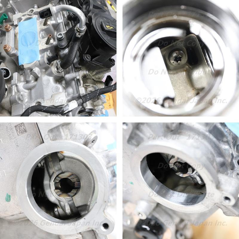 [A-49] RS4 B9 8W 63000km エンジン 本体 06M100032A 2.9 TFSI DECA DEC ブロックにクラックあり 8WDECF アバント アウディ A4 S4 中古の画像