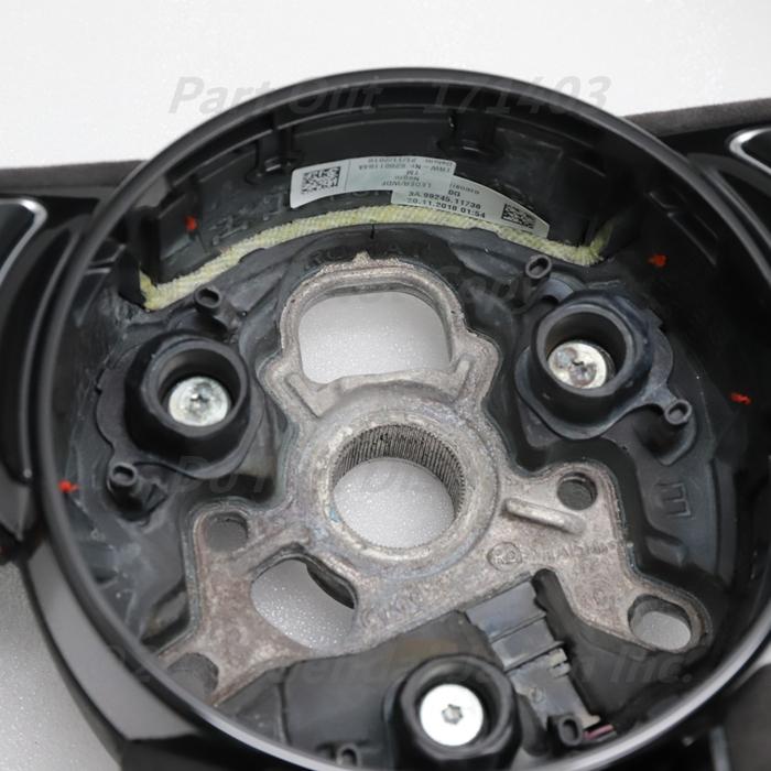 [A-49] RS4 B9 8W アルカンターラ 純正オプション ステアリング 8W0419091EF NTW 8WDECF アバント アウディ A4 S4 中古の画像