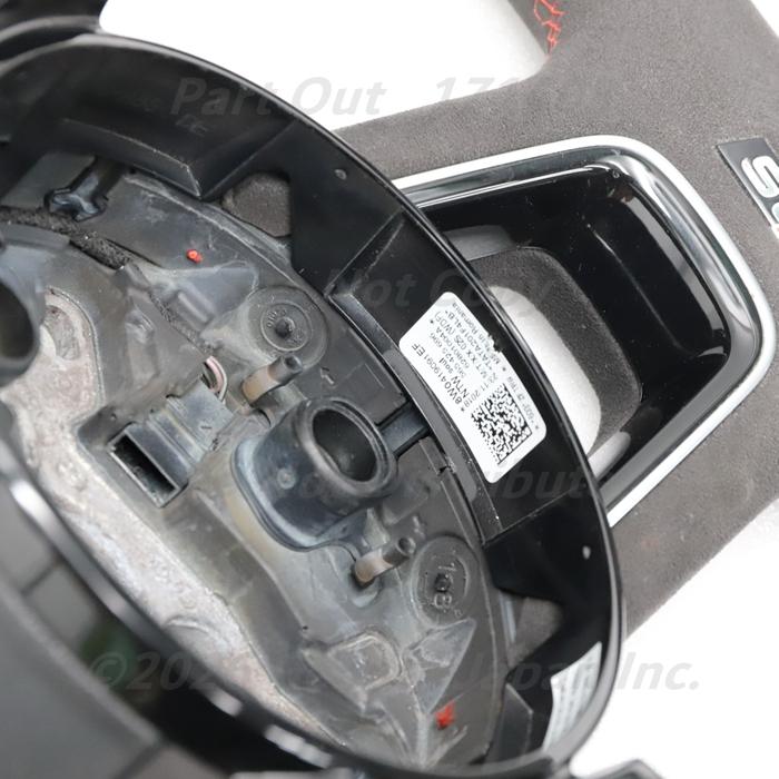 [A-49] RS4 B9 8W アルカンターラ 純正オプション ステアリング 8W0419091EF NTW 8WDECF アバント アウディ A4 S4 中古の画像