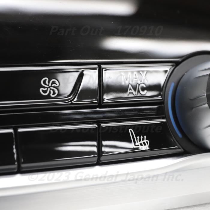 BMW [B-25] 740i G11 7A30 リア エアコン操作パネル ACスイッチ
