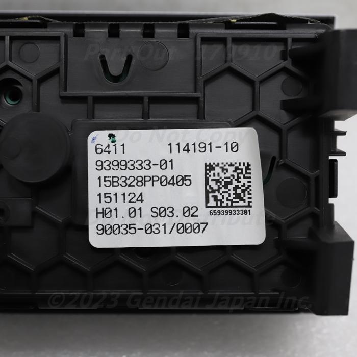 BMW [B-25] 740i G11 7A30 リア エアコン操作パネル ACスイッチ