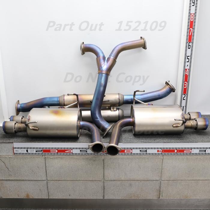 HKS スーパーターボマフラー　VAB用　美品　中古 HKS（エッチケーエス） [F-17] WRX VAB HKS フルチタン スーパーターボ