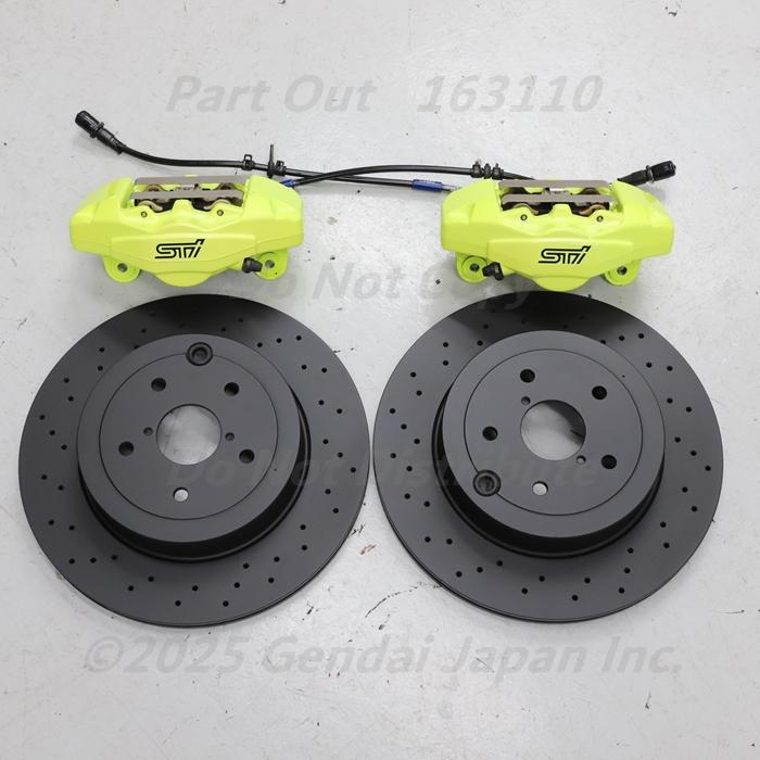 WRX STI [F-17] VAB F型 ブレンボ キャリパー リア 純正ローター 研磨