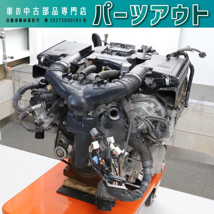 [L-16]レクサス UVF46 前期 エンジン本体 2UR-FSE 2UR1KM 19000-38220 171,539km UVF45 LS600h LS600hL 中古｜gendai-japan