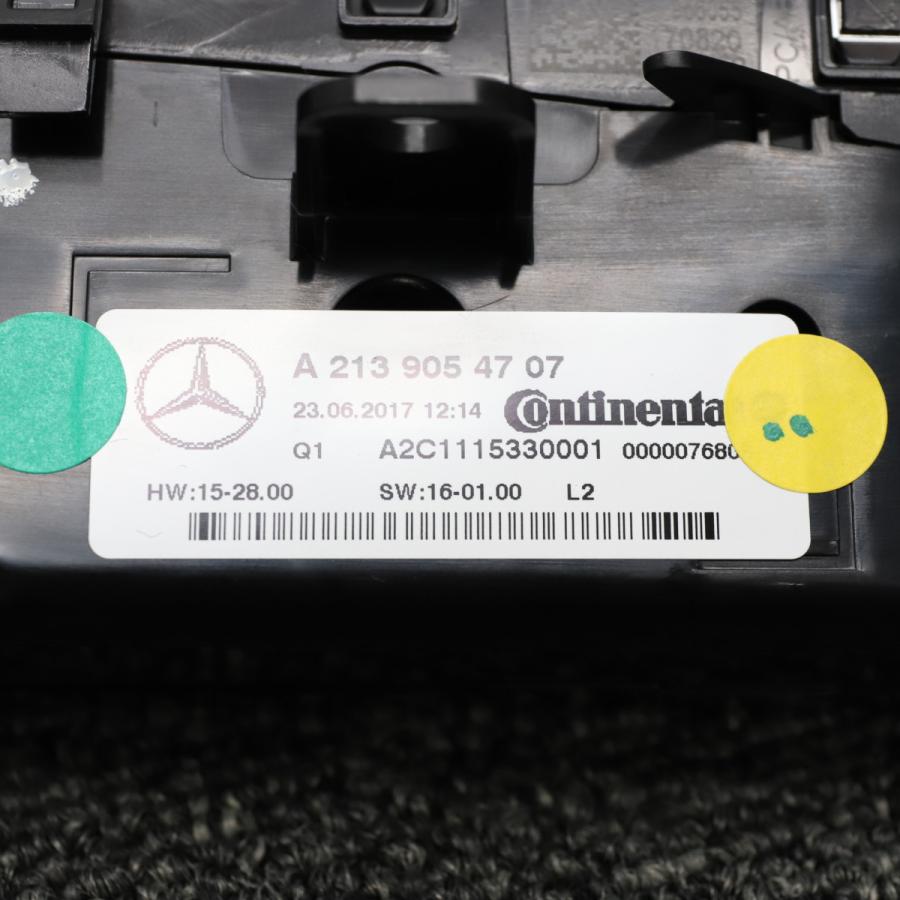 Mercedes-Benz（メルセデス・ベンツ） [M-22]ベンツ W213 E200 エアコンスイッチ クライメートスイッチ ...