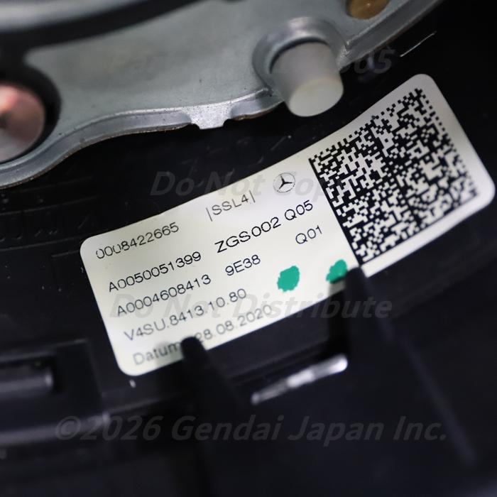 [M-27] AMG GT43 ステアリング ハンドル A0004608413 9E38 メルセデス ベンツ X290 290659 中古の画像