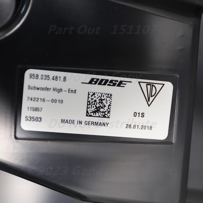 PORSCHE（ポルシェ） [P-16]マカン ターボ 95B 純正オプション BOSE