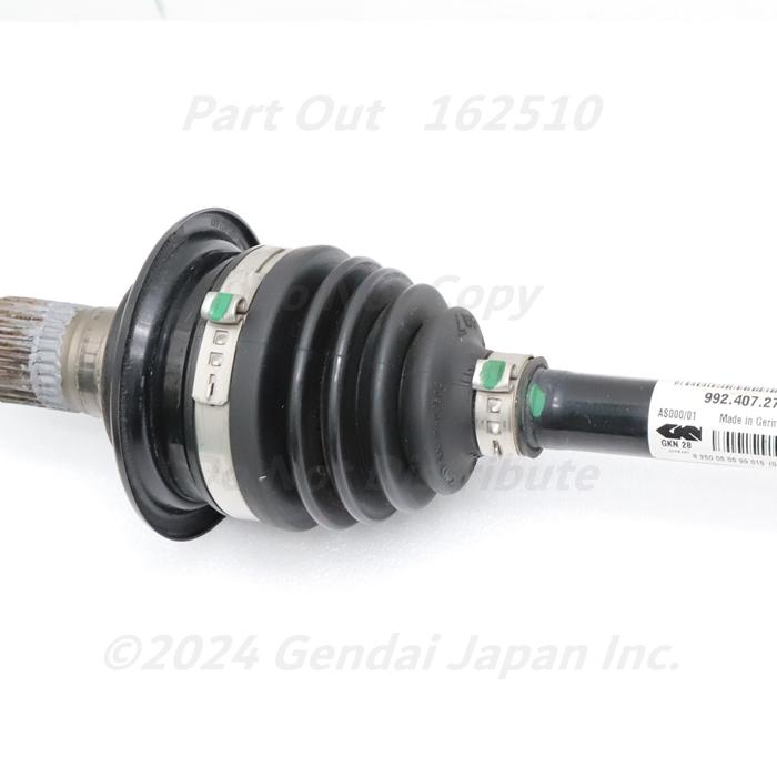 [P-17] ポルシェ 992 911 フロントドライブシャフト 992407271F インナー側ガタあり カレラ4S 中古_2