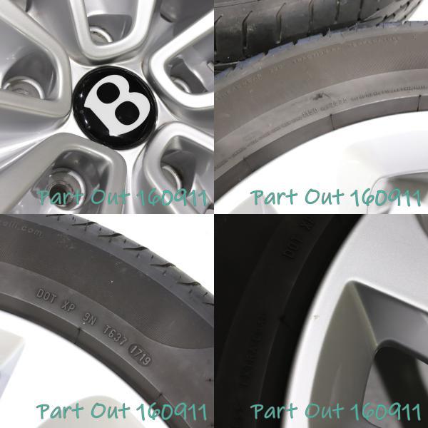 [W-1]ベントレー ベンテイガ W12 10J 21インチ ET28 285/45ZR21 タイヤ・ホイール 4本セット 中古の画像