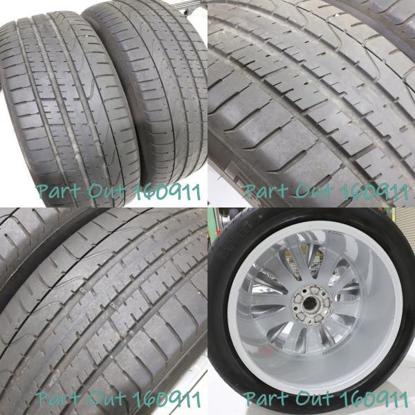 [W-1]ベントレー ベンテイガ W12 10J 21インチ ET28 285/45ZR21 タイヤ・ホイール 4本セット 中古の画像