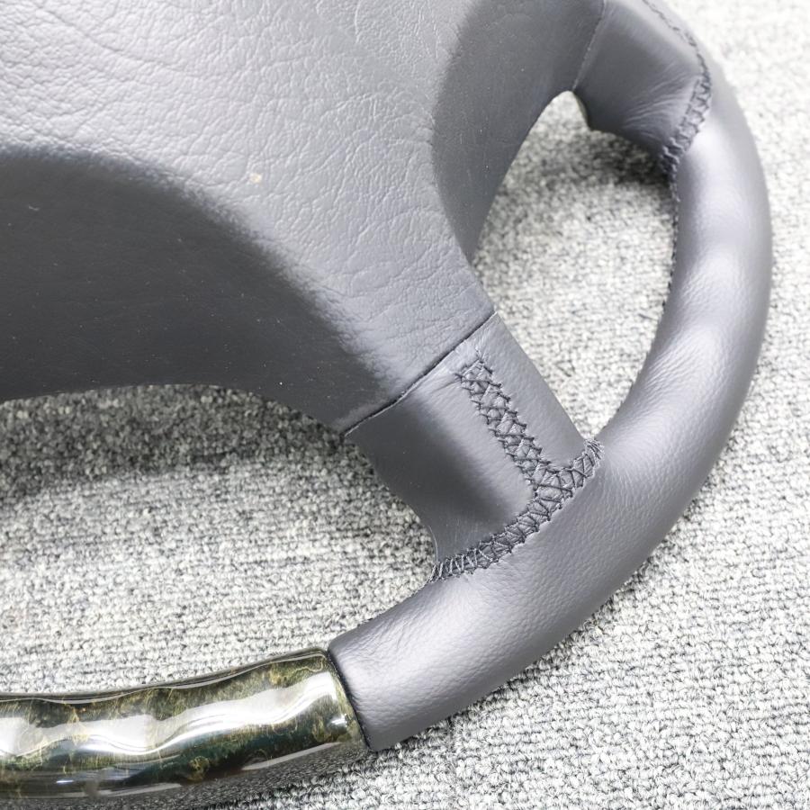 ベンツ W210 W124 390パイ バーズアイ ウッド コンビハンドル ステアリング ブラックウッド W210steer車の中古部品