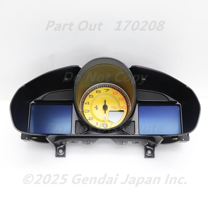 専用品　フェラーリ F355外し 純正 メーターフード スピードメーターパネル付 ポルトフィーノ [X-51] フェラーリ カーボン スピードメーター