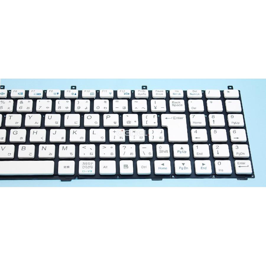 CLEVO 送料無料 ! 新品 純正 日本語キーボード ホワイト W270CZ W270EU