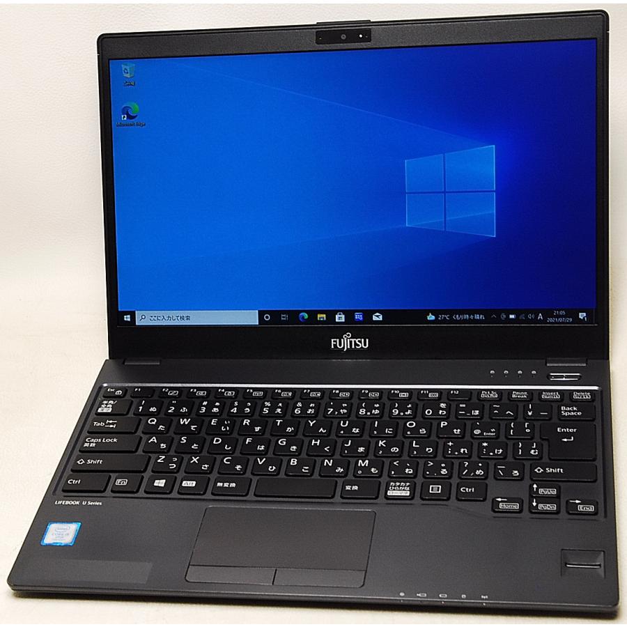 FUJITSU LIFEBOOK U937/R FMVU09001 フルHD Core i5 7300U 2.60GHz メモリ 8GB