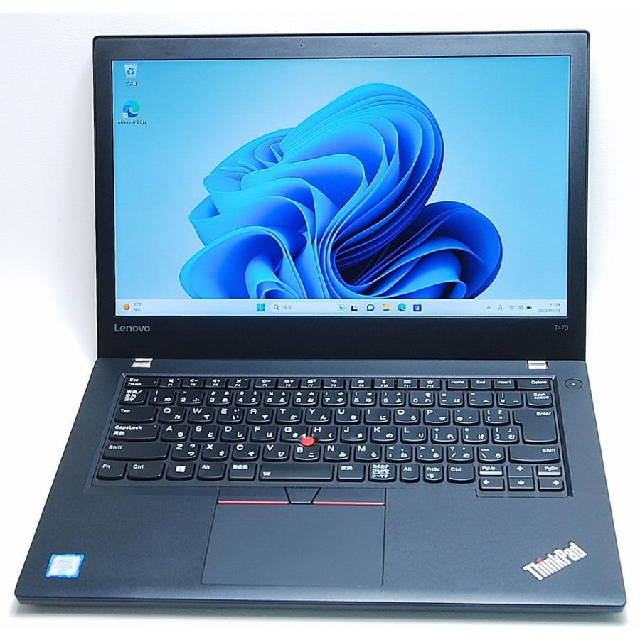 LENOVO ThinkPad T470 16GB Core i5 6300U 2.40GHz SSD 256GB 無線LAN Bluetooth Office フルHD 14インチ Windows 11 Pro 64bit｜genel｜02