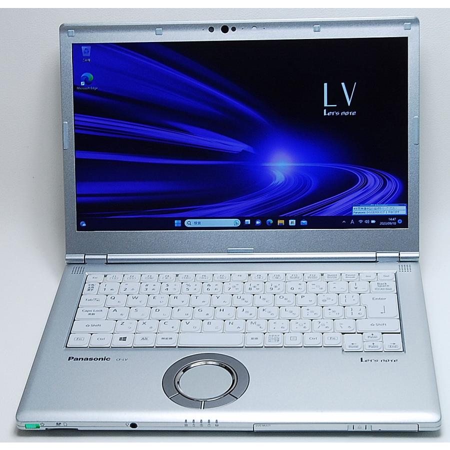 パナソニック Let'sNote CF-LV8RDAVS 第8世代 Core i5 8365U 1.60G 8GB 新品 NVMe SSD 512GB S-マルチ 無線 カメラ Office フルHD 14インチ Windows 11 64bit｜genel｜02