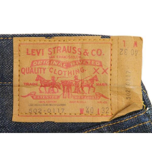 60's デッドストック リーバイス LEVIS 502 66前期 W40×L32 | Levi's | 02