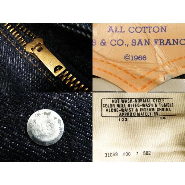 60's デッドストック リーバイス LEVIS 502 66前期 W40×L32 | Levi's | 04