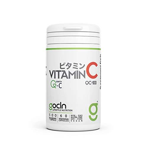ビタミンC GoCLN 6周年記念イベントが QC100 高純度 Quali-C 100% - C サプリメント カプセル 充実の品 国内製造 60 Vitamin