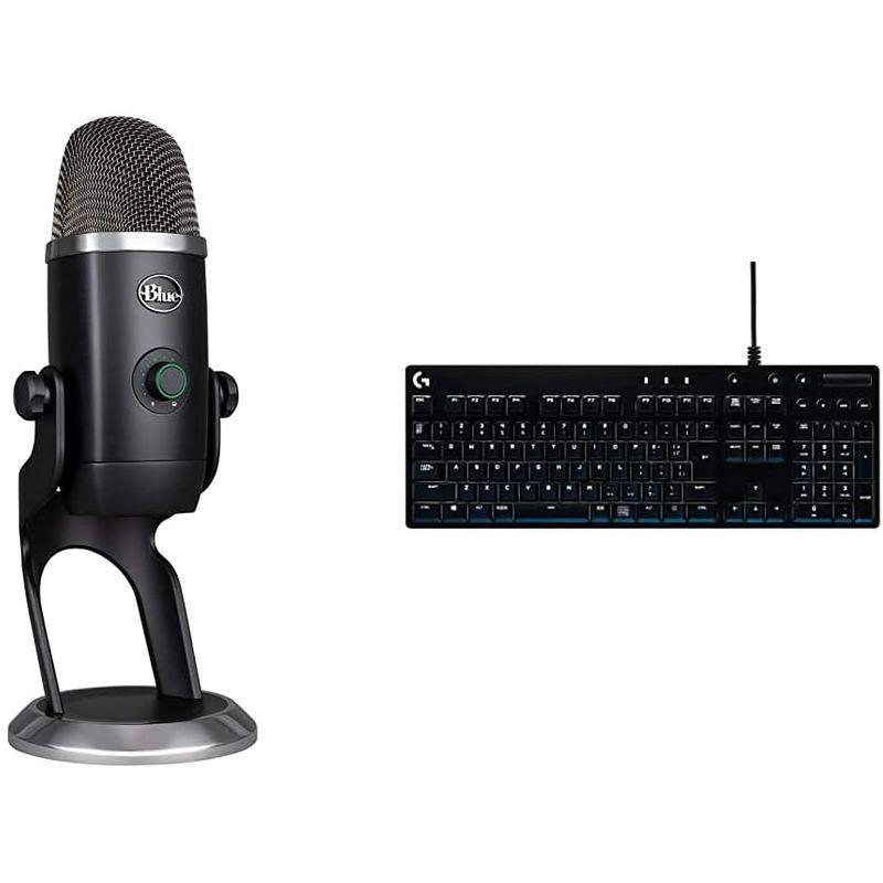 サイズ ストリーミングセット Usbコンデンサーマイク Blue Microphones Yeti X Bm600x ゲーミングキーボード ロジ ブルー