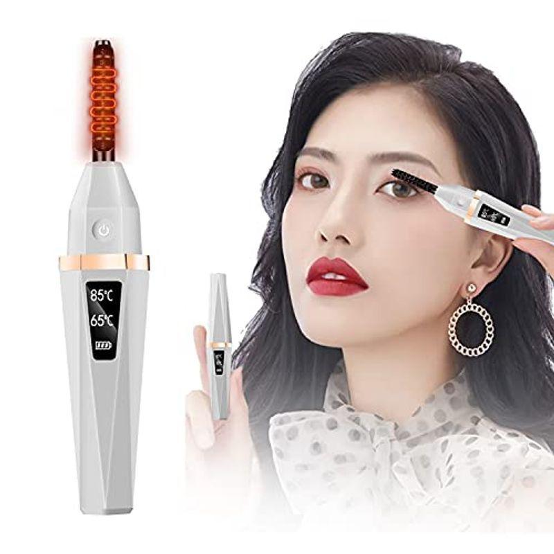 General Purposegreengee ホットビューラー 充電式 まつ毛カーラー アイラッシュカーラー 3秒 で急速予熱 二段階温度 感温シリコン 火傷防止 携 79 以上節約