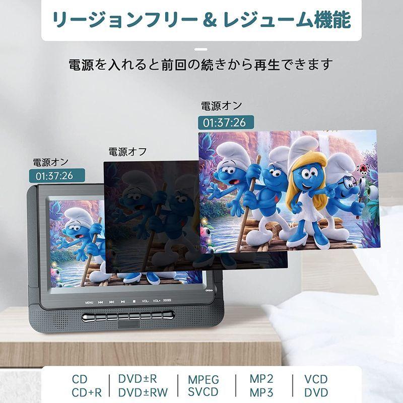 当店特典行き ヘッドレストモニター 9 5インチ ２台セットdesobry 車載dvdプレーヤー 車載用モニター 後部座席 モニター リージョンフリー 三 新品正規品 Quadro Tech Com