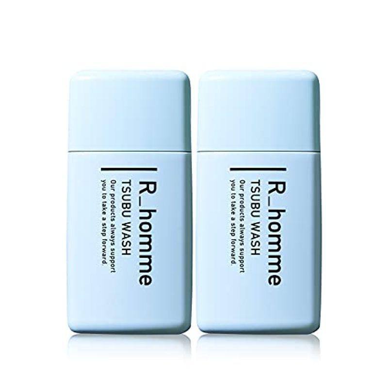 高い素材 R Homme アールオム ツブウォッシュ 2セット 酵素洗顔 の力で 毛穴 スッキリ メンズ テカリ防止 皮脂