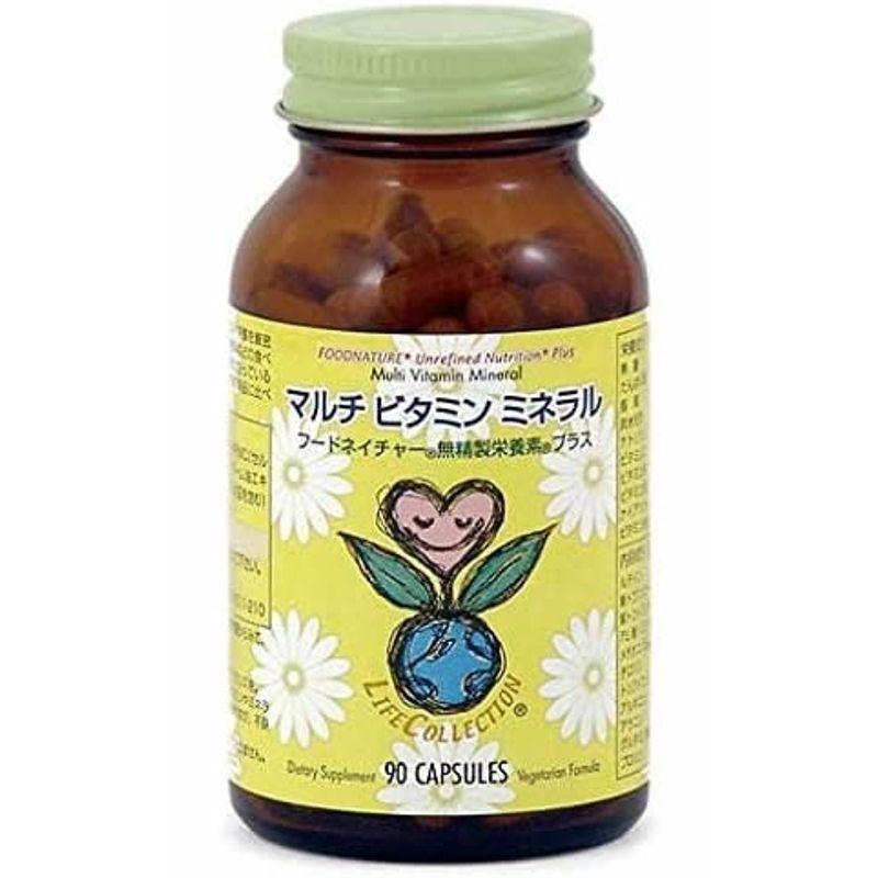 フードネイチャー無精製栄養素プラス マルチビタミンミネラル 90粒