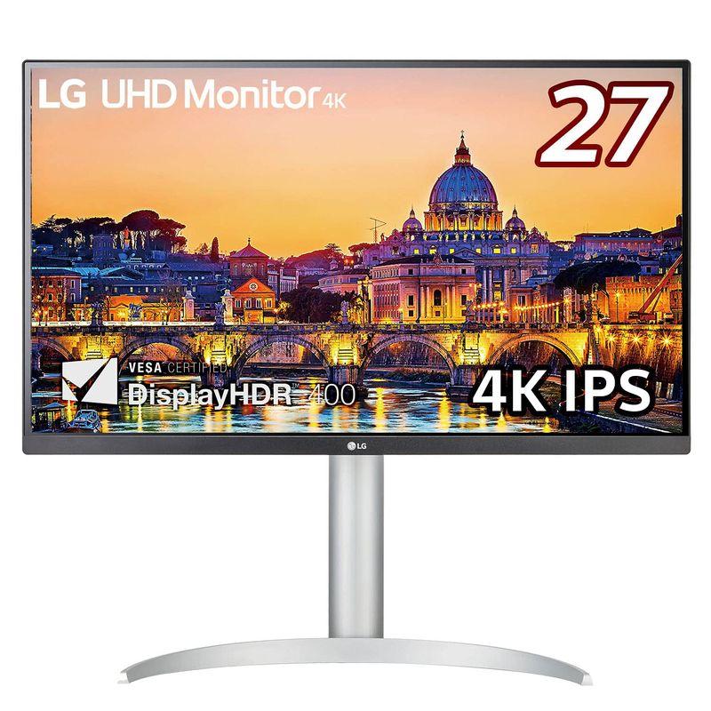 LG モニター ディスプレイ 27UP650-W 27インチ/4K/IPS非光沢/DCI-P3 95