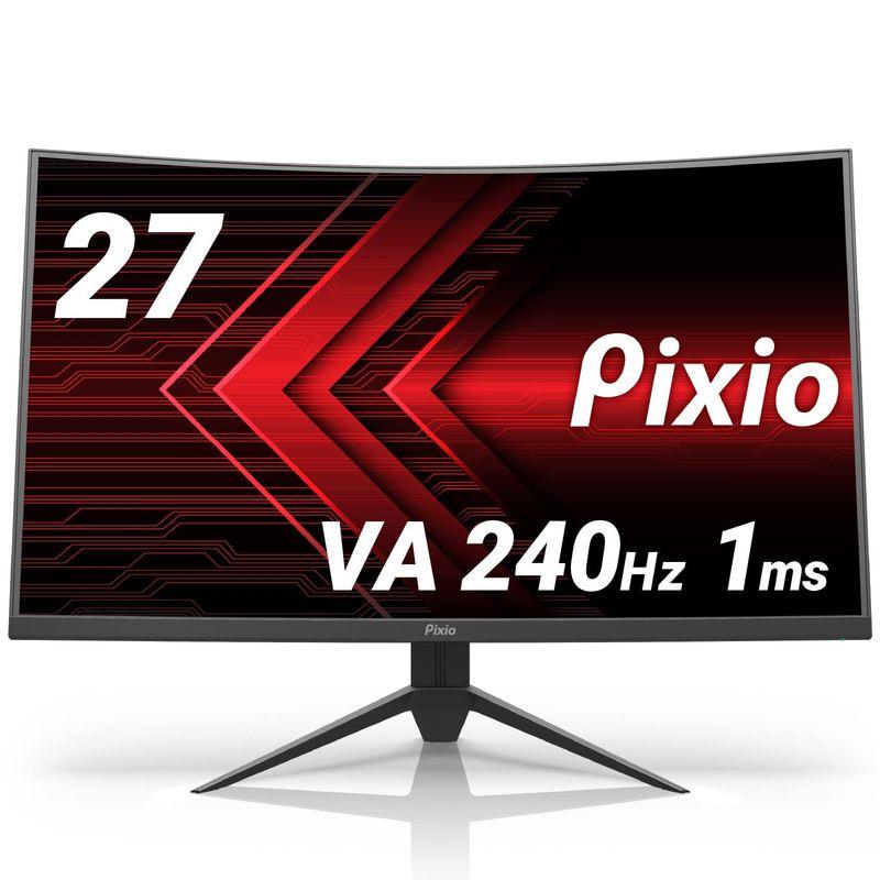 Pixio PXC279 湾曲 ゲーミングモニター 27インチ FHD VA 240Hz 1ms 2年