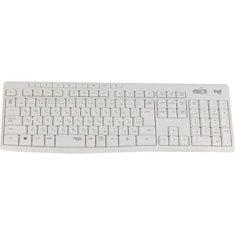 ロジクール ワイヤレスキーボード K295OW 静音 防水 キーボード 無線 Unifying K295 windows chrome オフ ...