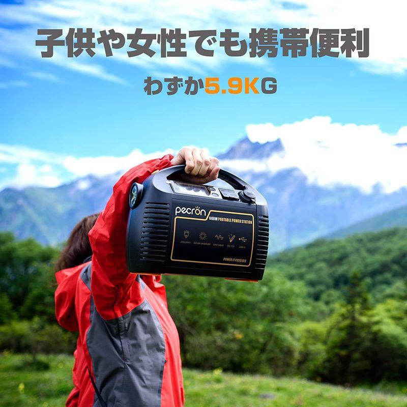 充実の品充実の品pecron ポータブル電源 P600大容量バッテリー600W