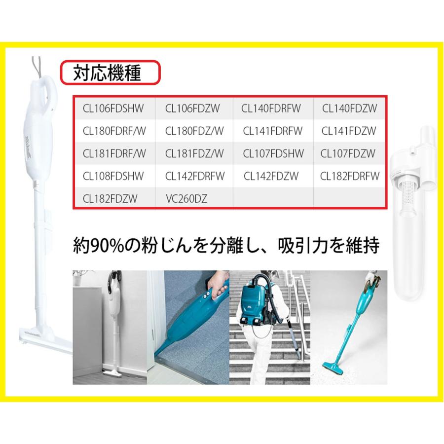 マキタ サイクロンアタッチメント A-67169 互換 マキタ充電式クリーナー用サイクロンアタッチメント 充電式クリーナー  a-67169  互換品｜general-ys2｜07
