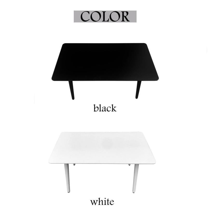 テーブル ジェネリック家具 おしゃれ ダイニングテーブル 120cm 長方形 4人用 センターテーブル ブラック ホワイト｜genericchair｜04