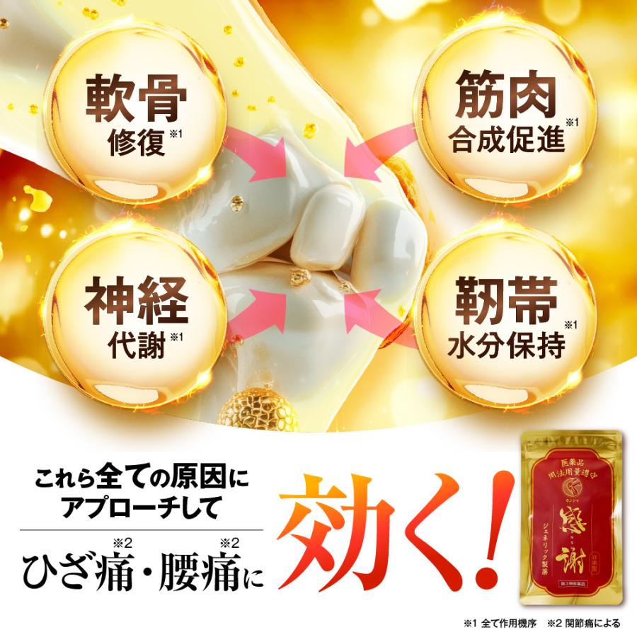 在庫処分価格！ カンシャ 感謝 90錠 ‪✕‬4袋セット ジェネリック製薬 【第3類医薬品】カンシャ ひざ痛 膝痛 腰痛 関節痛