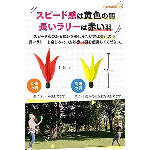 日本正規代理店 Funsparks ジャズミントン 交換用 羽 羽根