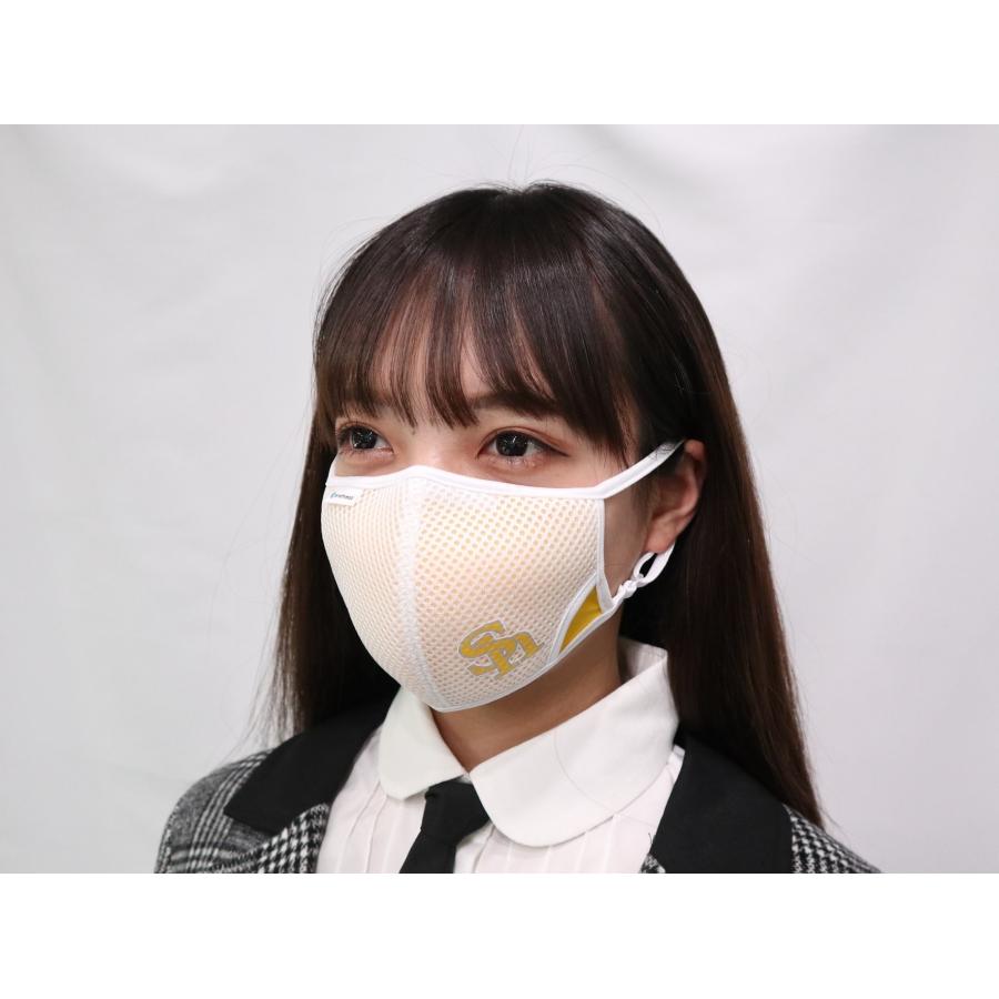 【数量限定】genethread ソフトバンク ホークス コラボ マスク ベースボール 呼吸がラク 運動 人気 速乾 UV ひも調整 少年 野球 Sh べースボール 高品質 日本製 |  | 08