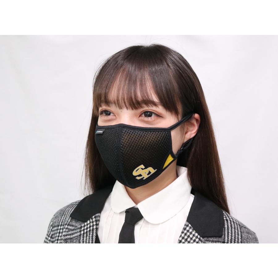 【数量限定】genethread ソフトバンク ホークス コラボ マスク ベースボール 呼吸がラク 運動 人気 速乾 UV ひも調整 少年 野球 Sh べースボール 高品質 日本製 |  | 07