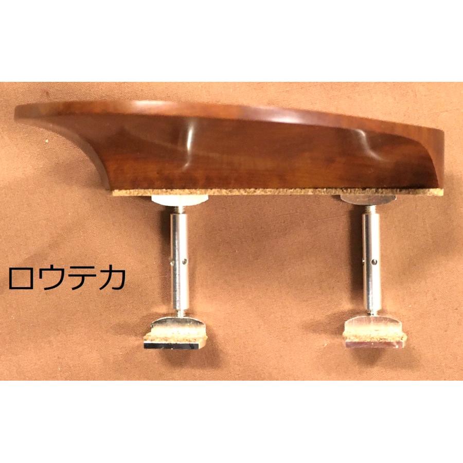 ヴァイオリン　あご当て　CROWSON 　黒檀材 バイオリン顎当て 黒檀材 クローソン ガルネリ 金具セミヒル