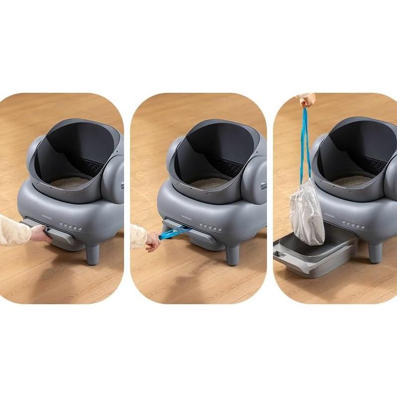 Neakasa lite 猫　自動トイレ　ゴミ袋×15枚　ホワイト Neakasa M1 オープン型全自動猫トイレ – Neakasa（ネアカサ