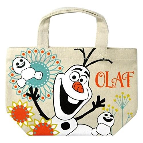 ディズニー アナと雪の女王 オラフとミニオラフ マチ付コットンバッグ H X W30 X D10cm Apds1845 直営店に限定