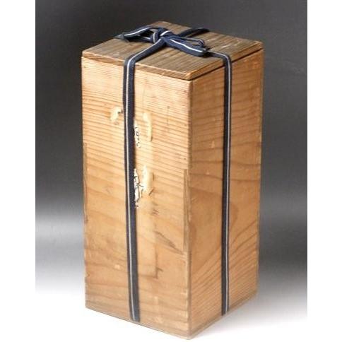 【源・Ｓ】《大名品》《江戸期》肥後・古八代焼 貼花 花鳥図 時代瓶/箱付_7