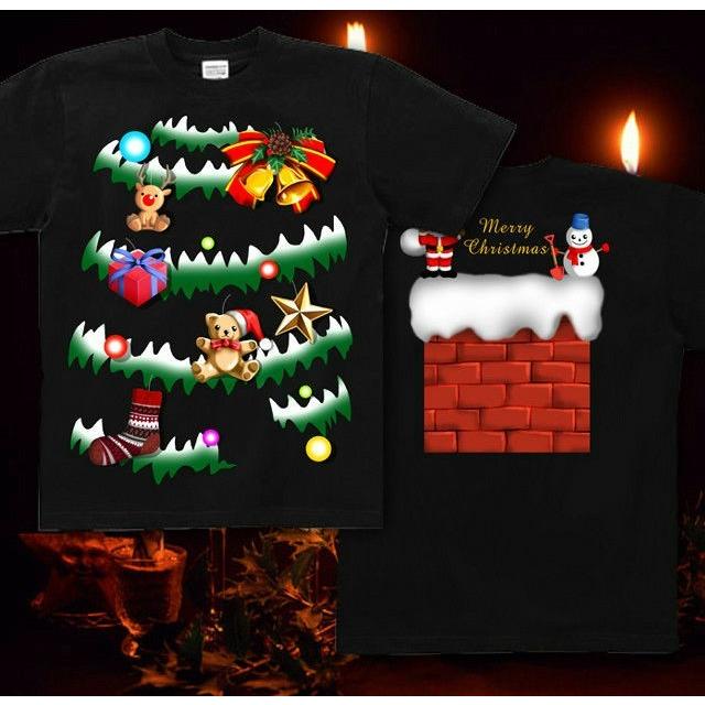 Tシャツ クリスマスツリー スポーツジム | United Athle | 04