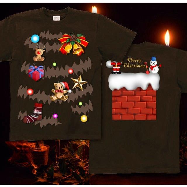 United Athle（ユナイテッドアスレ） Tシャツ クリスマスツリー