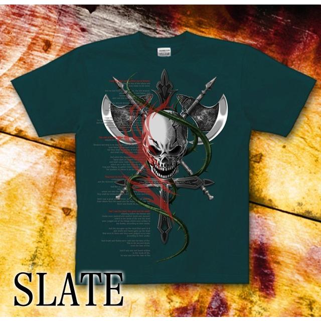 United Athle（ユナイテッドアスレ） Tシャツ スカル ドクロ ロック