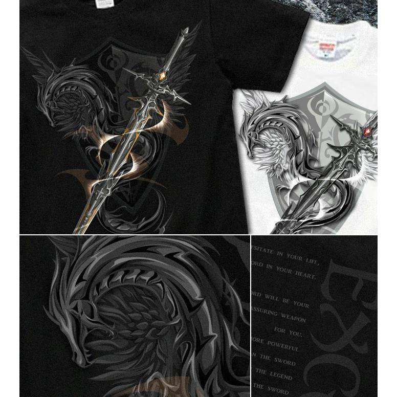 Tシャツ 剣 ドラゴン 竜 ファンタジー Mh 248 個性派tシャツのブランドgenju 通販 Yahoo ショッピング